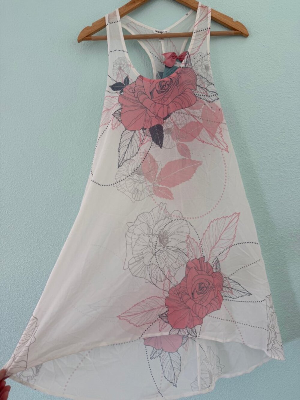 NWT‎ Wrap Up by VP High Low Chemise Lingerie Size Small - Picture 3 of 7